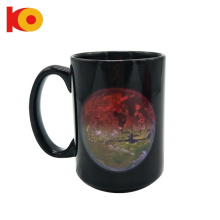 15oz personalizados em cerâmica de cerâmica Alteração de cor Sublimação de cor caneca cerâmica de cerâmica